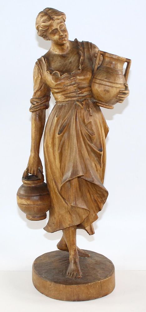 Große Abbildung Nr.1: 122-1652 Wasserträgerin.: (Skulpturen - Plastiken)