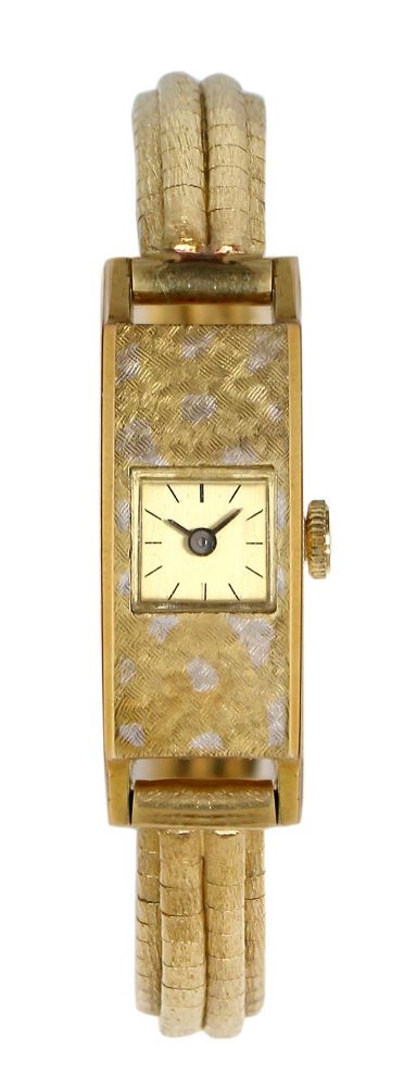 Große Abbildung Nr.1: 122-1669 Damenuhr Vicenza 18k Gelbgold: (Uhren, Armbanduhren)
