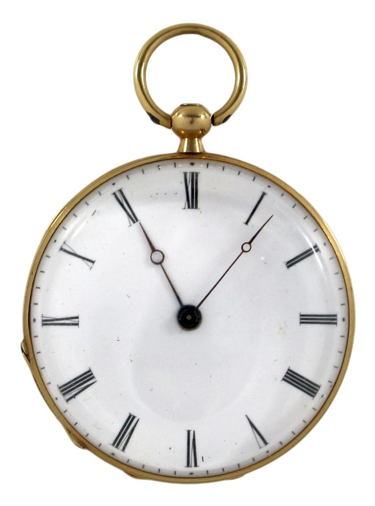 Große Abbildung Nr.1: 122-1675 Taschenuhr Frankreich: (Uhren, Taschenuhren)