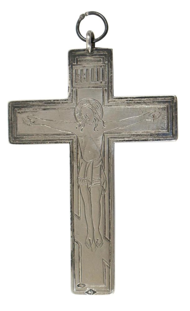 Große Abbildung Nr.1: 122-1683 Russland Brustkreuz: (Volkskunst, Ikonen)