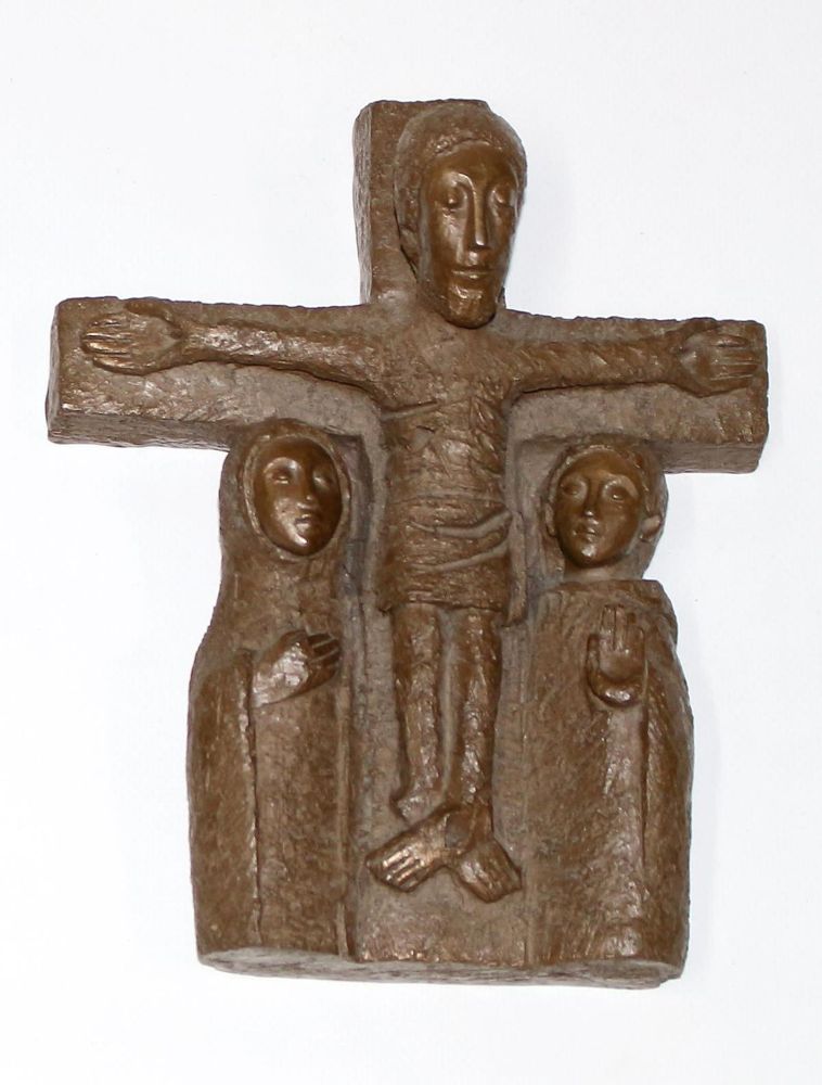 Große Abbildung Nr.12: 122-1684 5 Bronzereliefs u.: (Volkskunst, Religiöse Volkskunst)