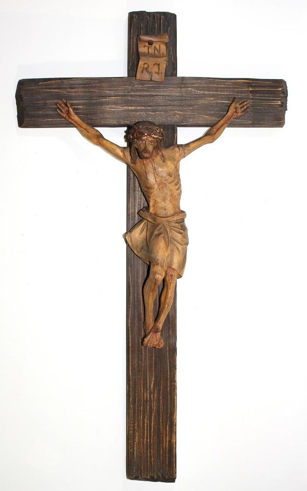 Große Abbildung Nr.1: 122-1688 Christus, Offenburg.: (Volkskunst, Religiöse Volkskunst)