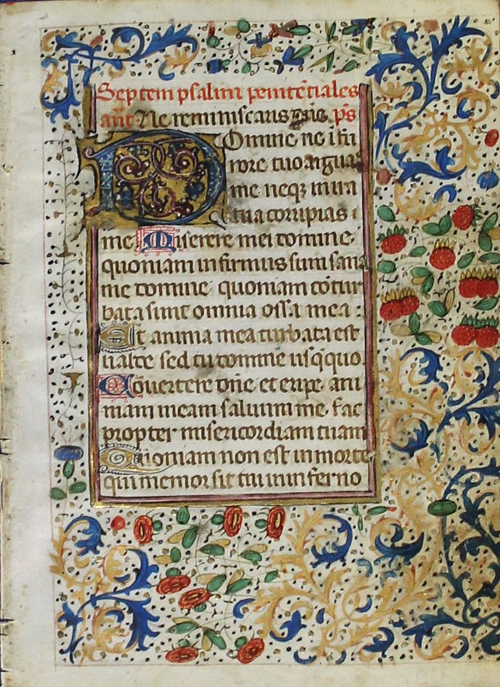 Große Abbildung Nr.1: 122-169 Stundenbuch.: (Handschriften)