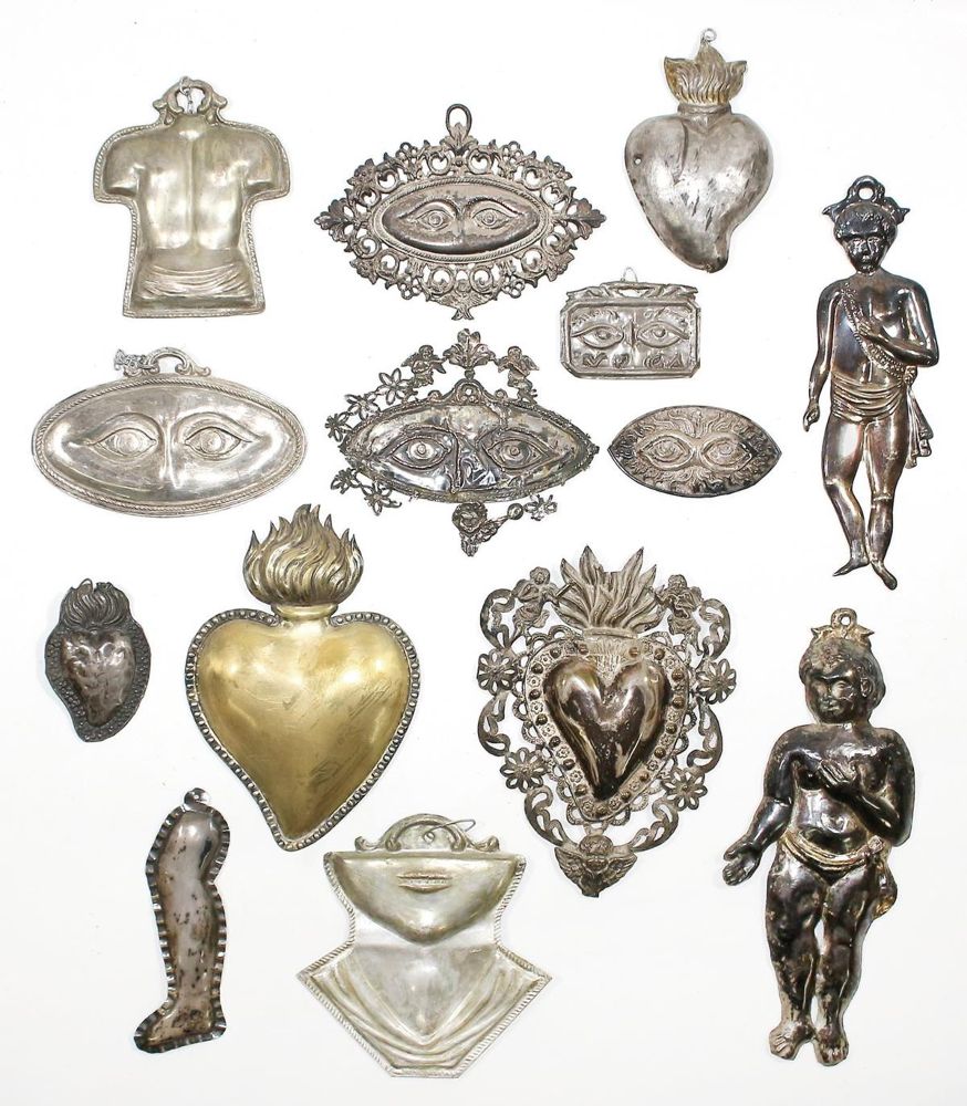 Große Abbildung Nr.1: 122-1704 Votivsammlung.: (Volkskunst, Religiöse Volkskunst)