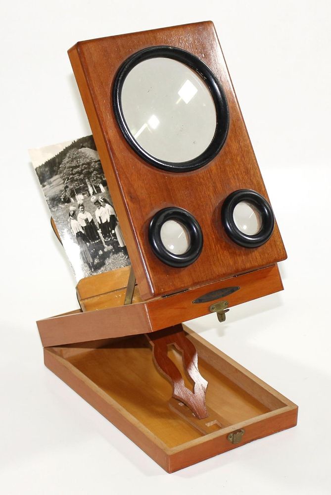 Große Abbildung Nr.1: 122-1743 Stereoscope, Graphoscope.: (Stereophotographie)