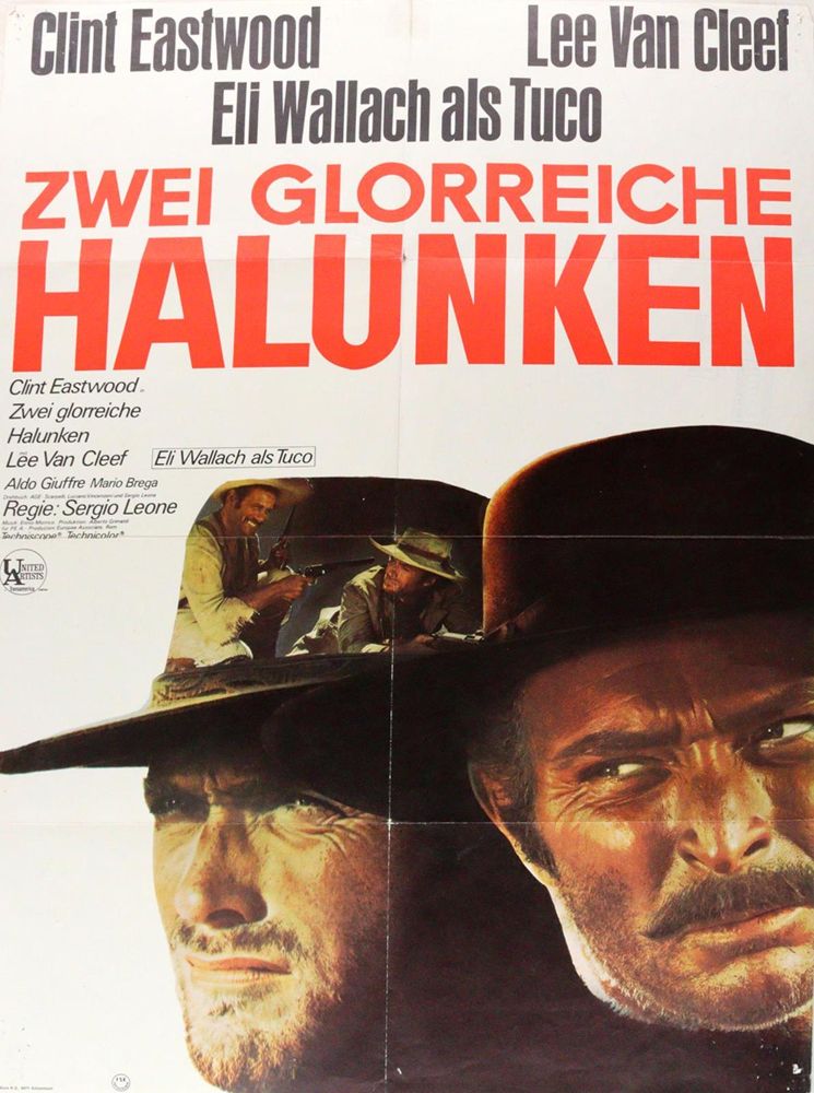 Große Abbildung Nr.1: 122-1777 Zwei Glorreiche Halunken.: (Varia, Film - Theater - Tanz, Plakat)
