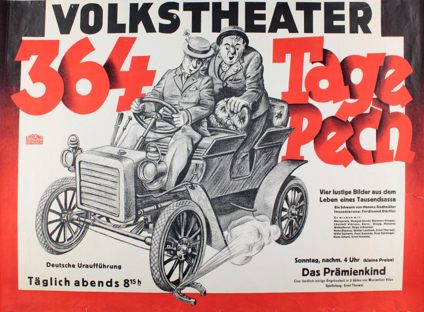 Große Abbildung Nr.1: 122-1778 Volkstheater.: (Varia, Film - Theater - Tanz)