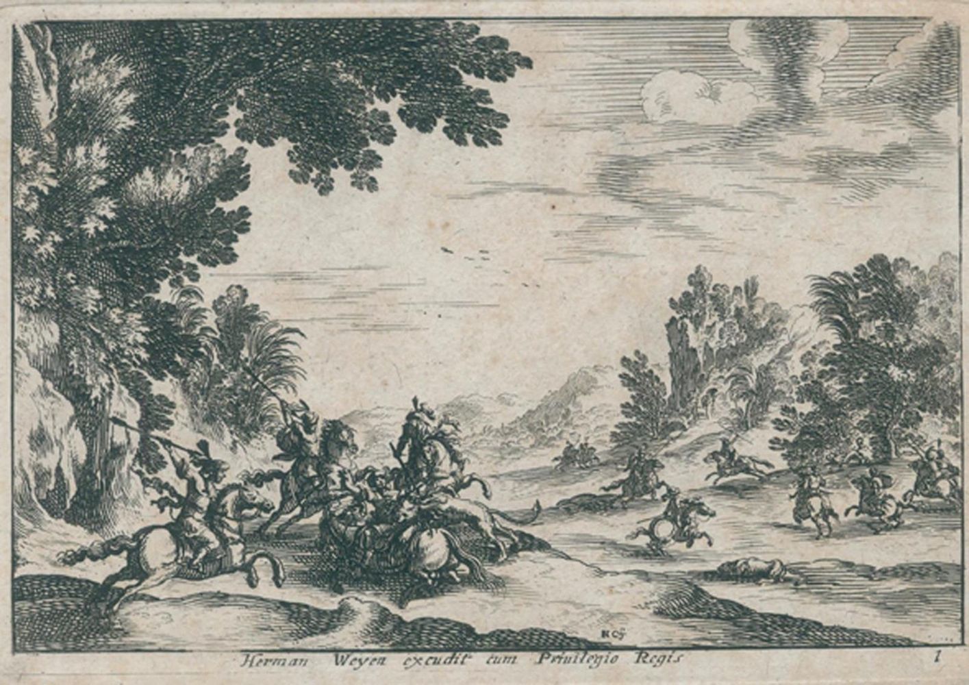 Große Abbildung Nr.1: 122-1785 Cochin, Nicolas: (Varia, Jagd)