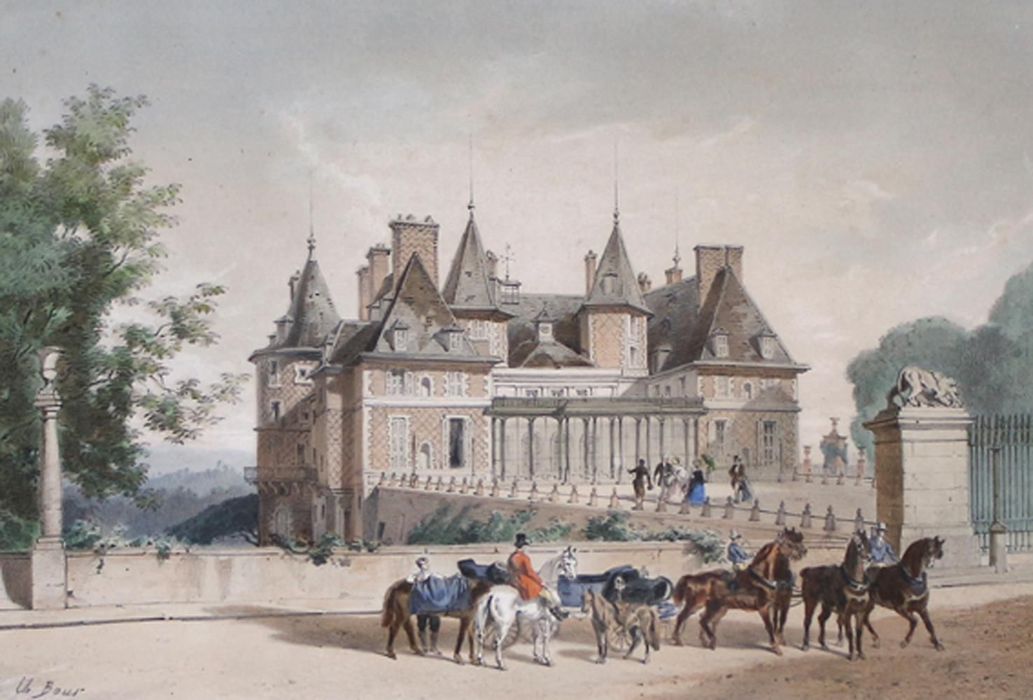 Große Abbildung Nr.1: 122-1787 Pferde und Jagd.: (Varia, Jagd)