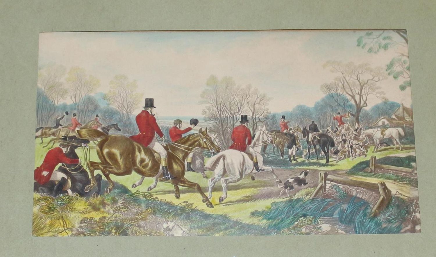 Große Abbildung Nr.8: 122-1787 Pferde und Jagd.: (Varia, Jagd)