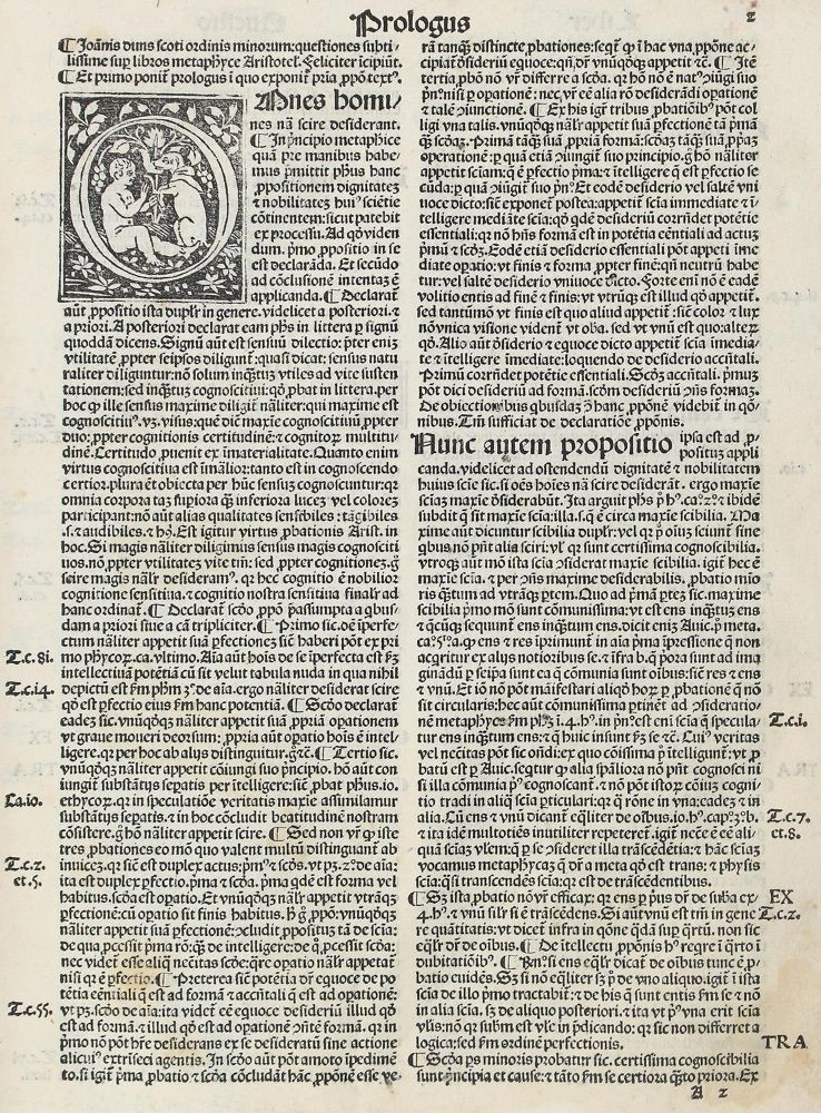 Große Abbildung Nr.1: 122-179 (Duns Scotus,J.: (Inkunabeln, Aristoteles)