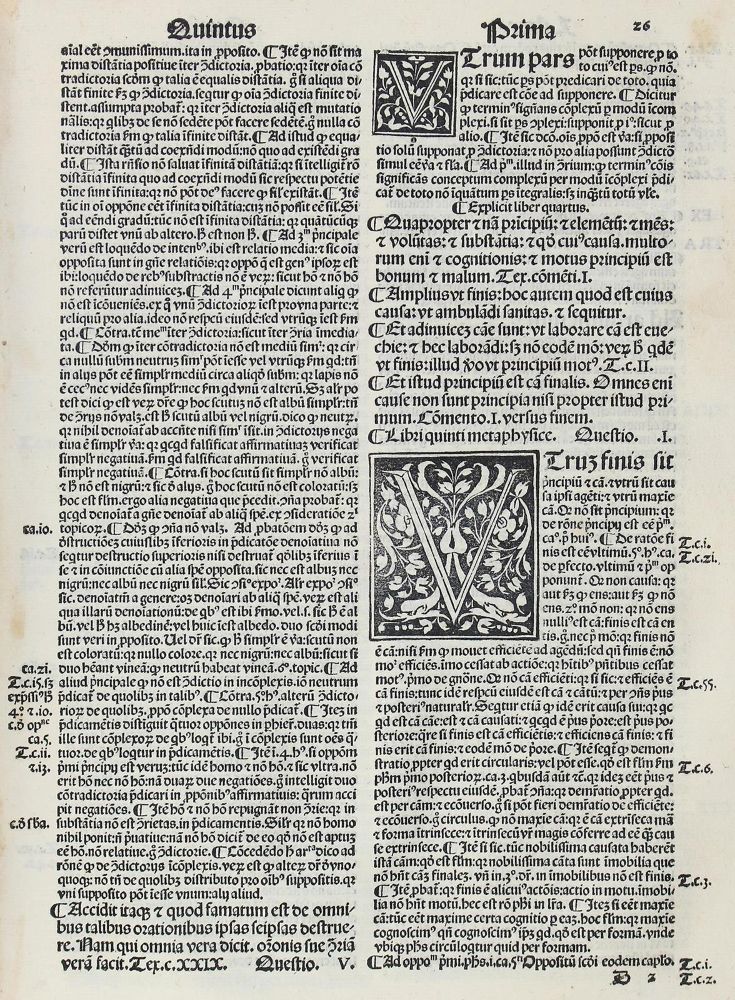 Große Abbildung Nr.2: 122-179 (Duns Scotus,J.: (Inkunabeln, Aristoteles)