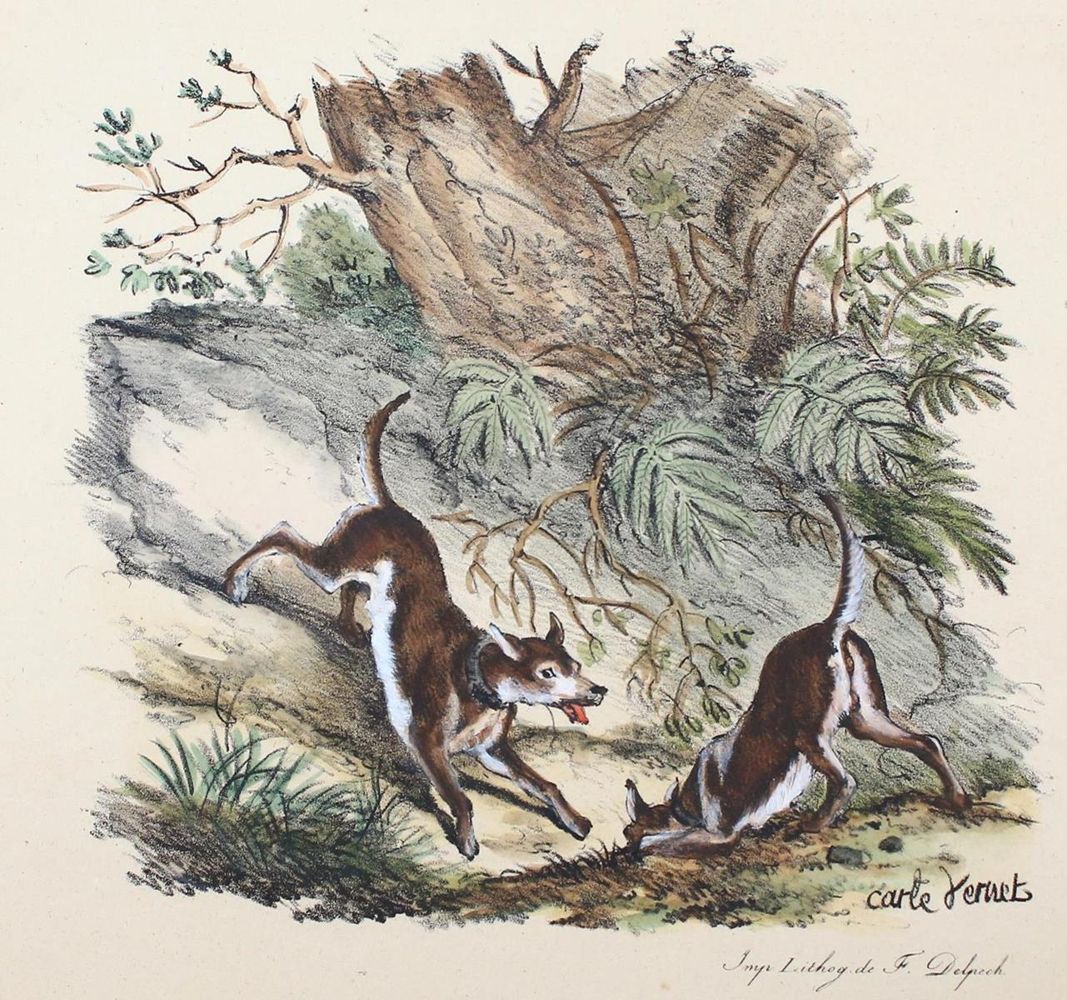 Große Abbildung Nr.3: 122-1821 Delpech, Francois-Séraphin: (Varia, Kynologie)