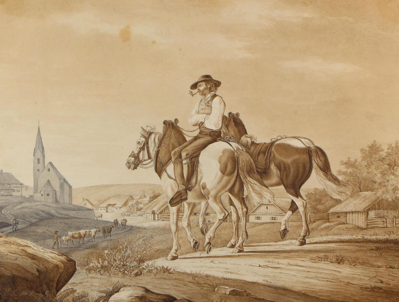 Große Abbildung Nr.2: 122-1822 Feldarbeit: (Varia, Landwirtschaft)