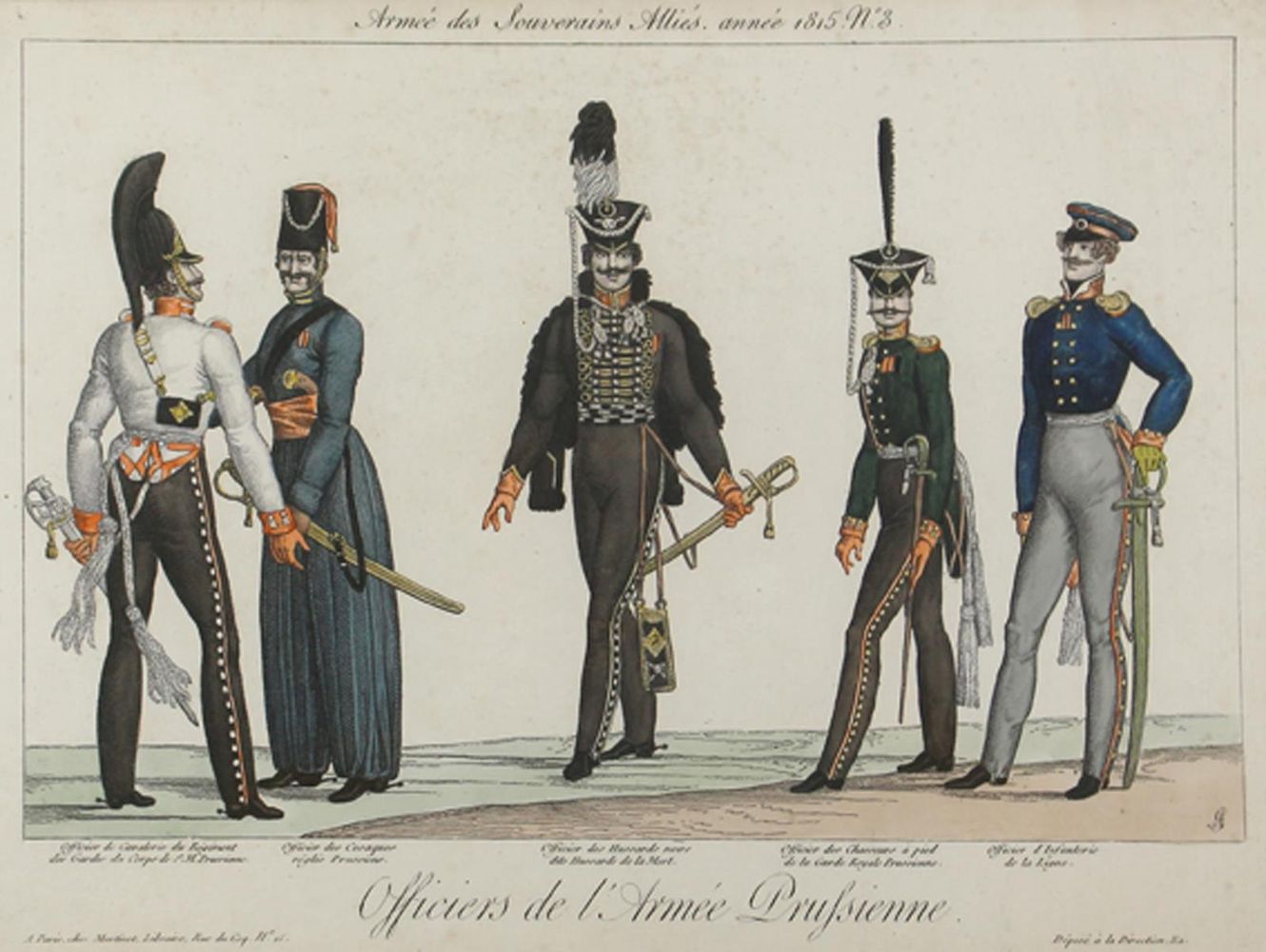 Große Abbildung Nr.1: 122-1834 Preußische Armee.: (Varia, Militaria)