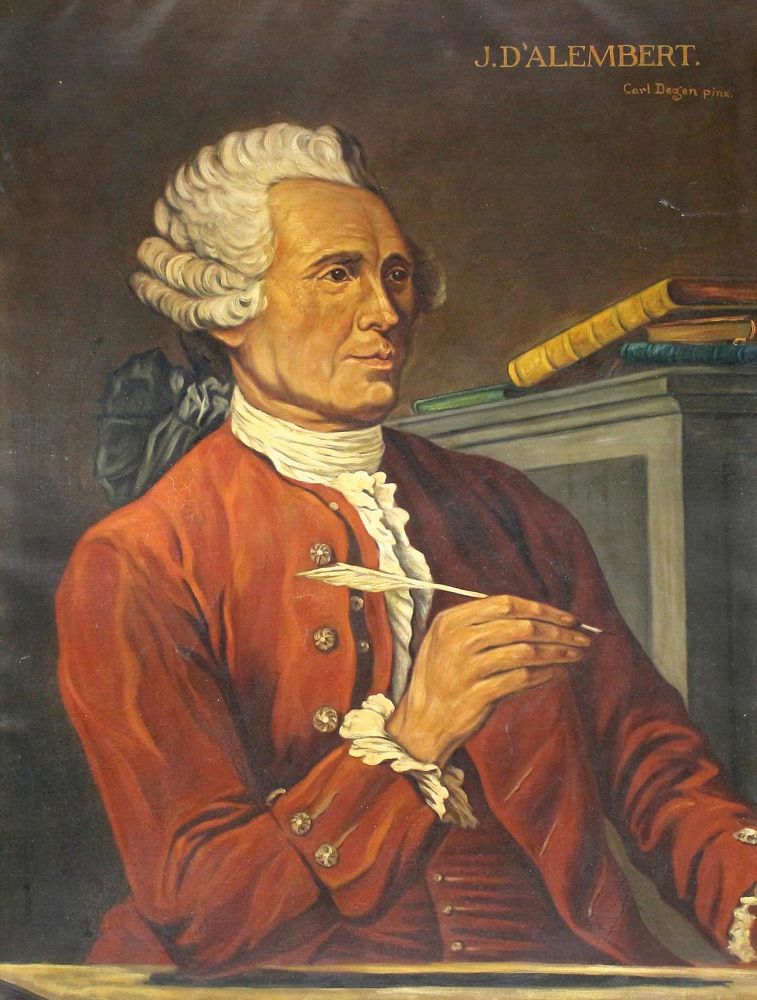 Große Abbildung Nr.1: 122-1852 D'Alembert, Jean-Babtiste: (Varia, Portrait)