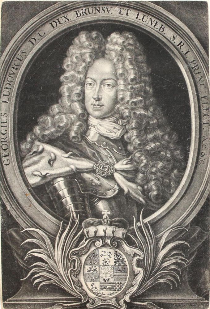 Große Abbildung Nr.1: 122-1859 Georg Ludwig von Braunschweig-Lüneburg: (Varia, Portrait)