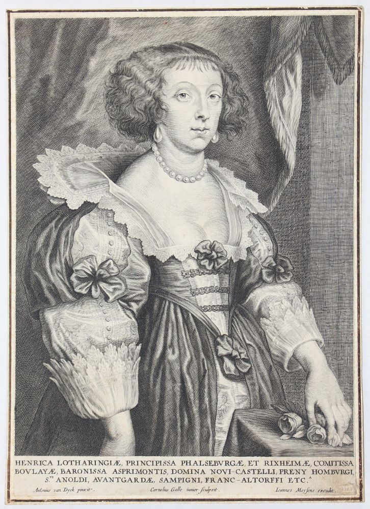 Große Abbildung Nr.1: 122-1860 Henriette von Lothringen.: (Varia, Portrait)