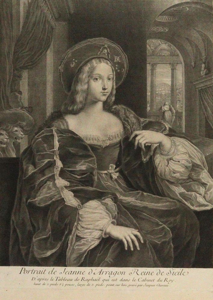 Große Abbildung Nr.1: 122-1863 Johanna III. von Neapel.: (Varia, Portrait)