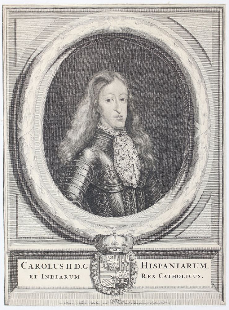 Große Abbildung Nr.1: 122-1866 Karl II. (Spanien).: (Varia, Portrait)