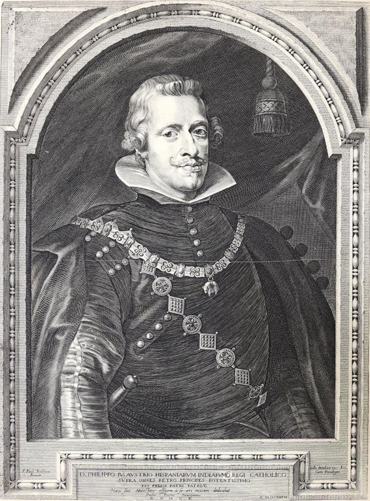 Große Abbildung Nr.1: 122-1879 Philipp IV. (Spanien).: (Varia, Portrait)