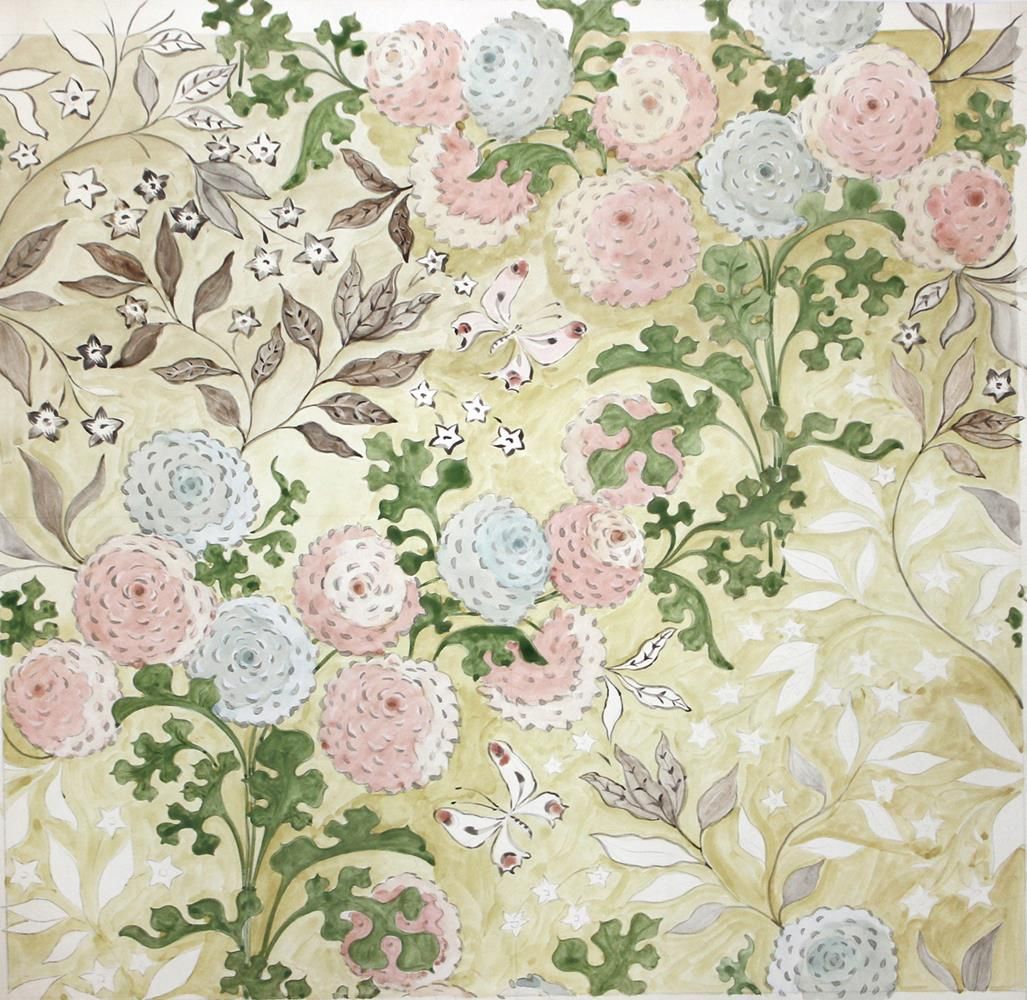 Große Abbildung Nr.6: 122-1909 Jaeger, Franz: (Varia, Textil, Stoffmusterentwürfe)