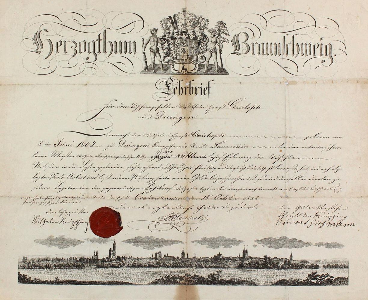 Große Abbildung Nr.2: 122-1929 Braunschweig.: (Deutschland)