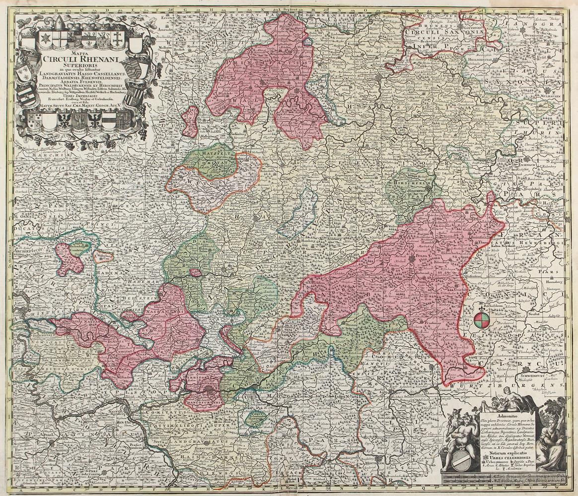 Große Abbildung Nr.1: 122-1952 Hessen.: (Deutschland)