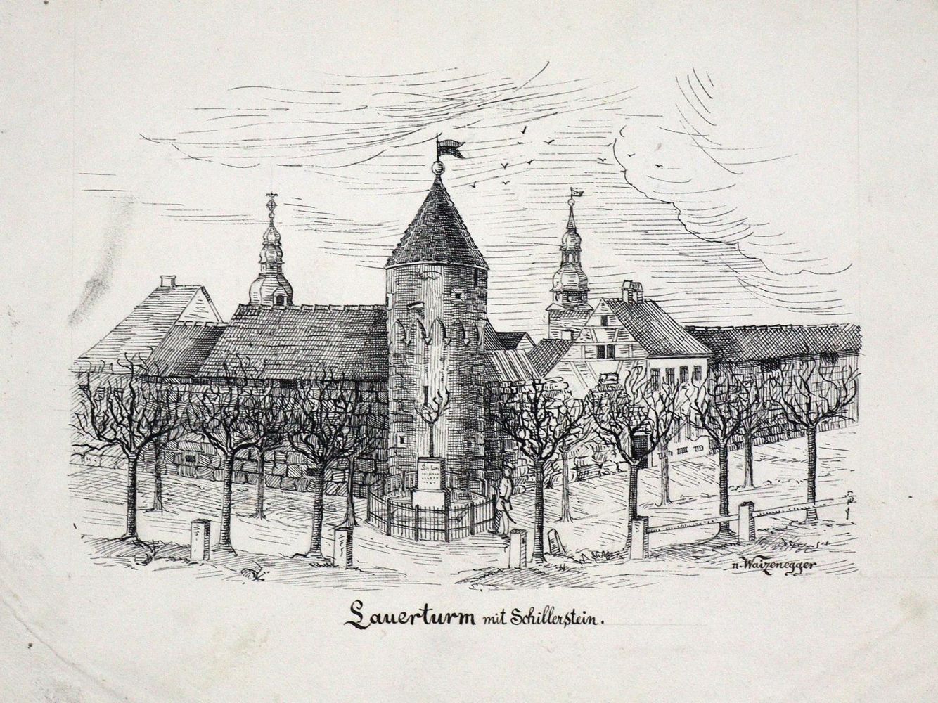 Große Abbildung Nr.1: 122-1955 Durlach.: (Deutschland, Karlsruhe)