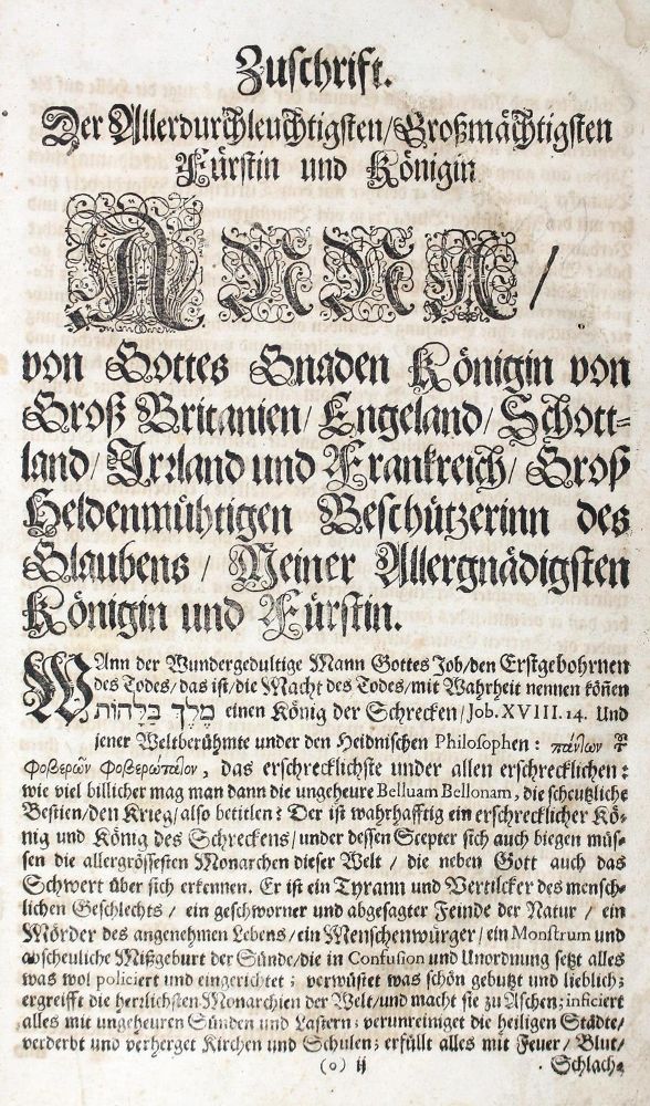 Große Abbildung Nr.1: 122-199 Klinger,A.: (Alte Drucke, Handschriften und Theologie)