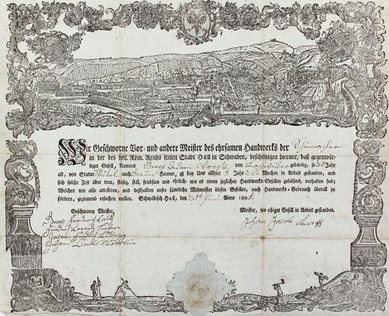 Große Abbildung Nr.1: 122-1993 Schwäbisch Hall.: (Deutschland)