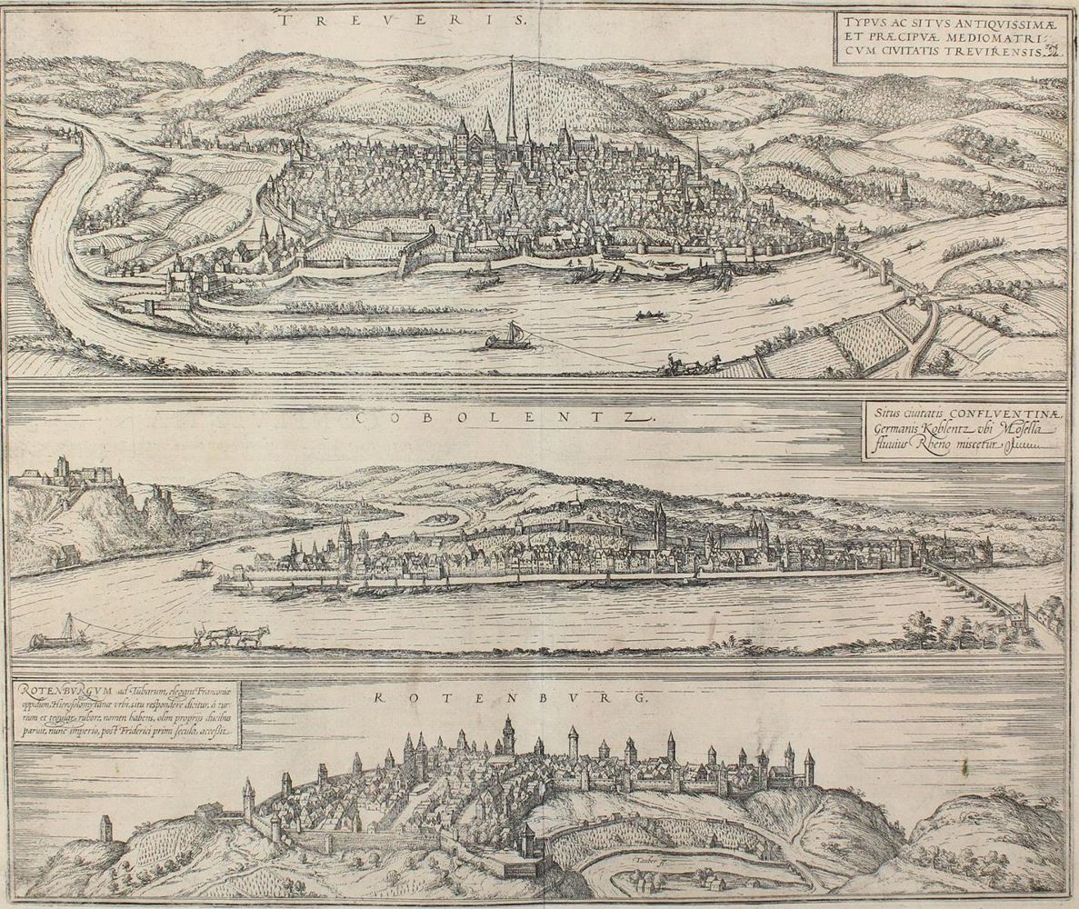 Große Abbildung Nr.1: 122-2006 Trier, Koblenz, Rothenburg o.b. Tauber.: (Deutschland)