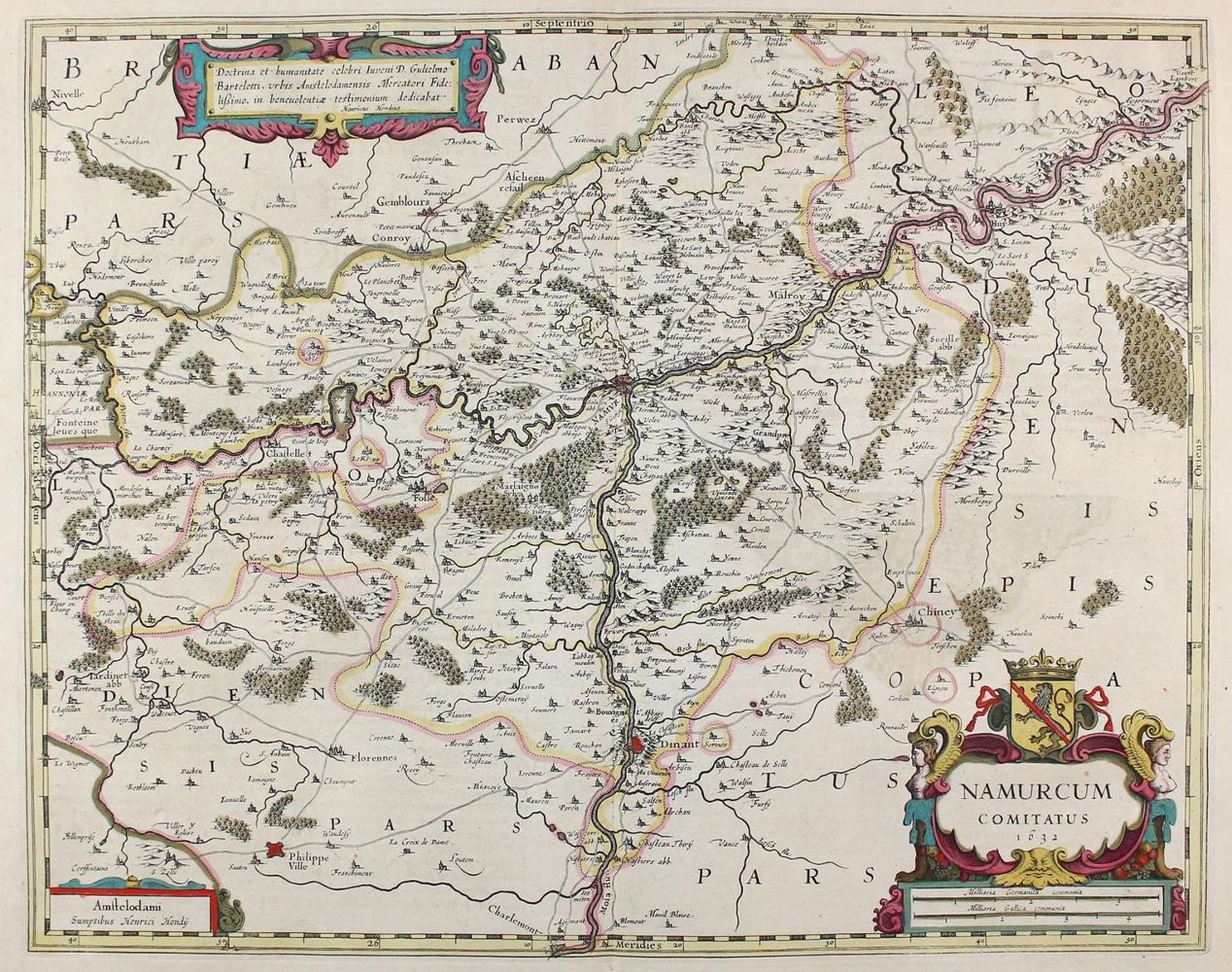 Große Abbildung Nr.1: 122-2047 Namur, Hennegau u. Namur.: (Ausland, Benelux)