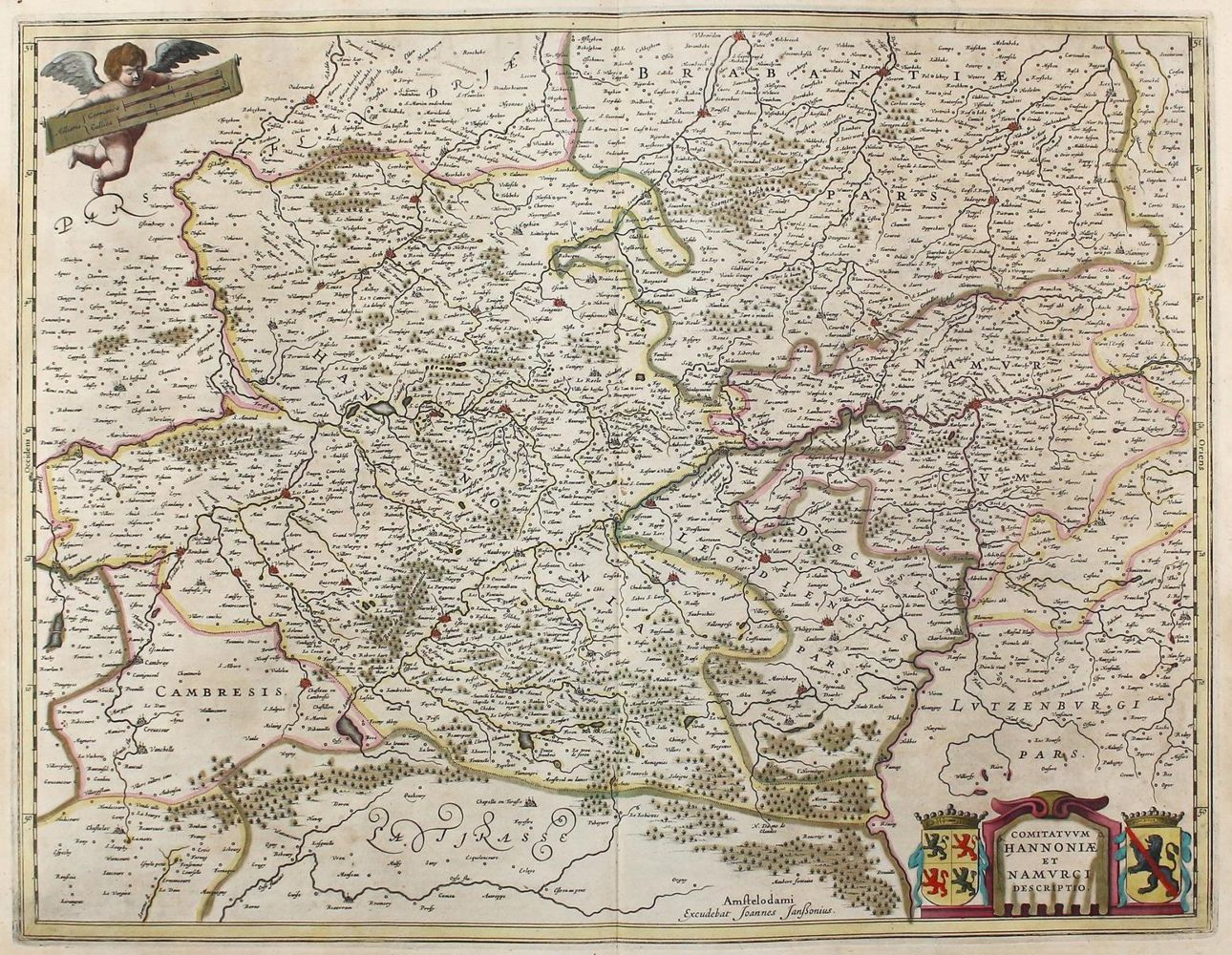 Große Abbildung Nr.2: 122-2047 Namur, Hennegau u. Namur.: (Ausland, Benelux)