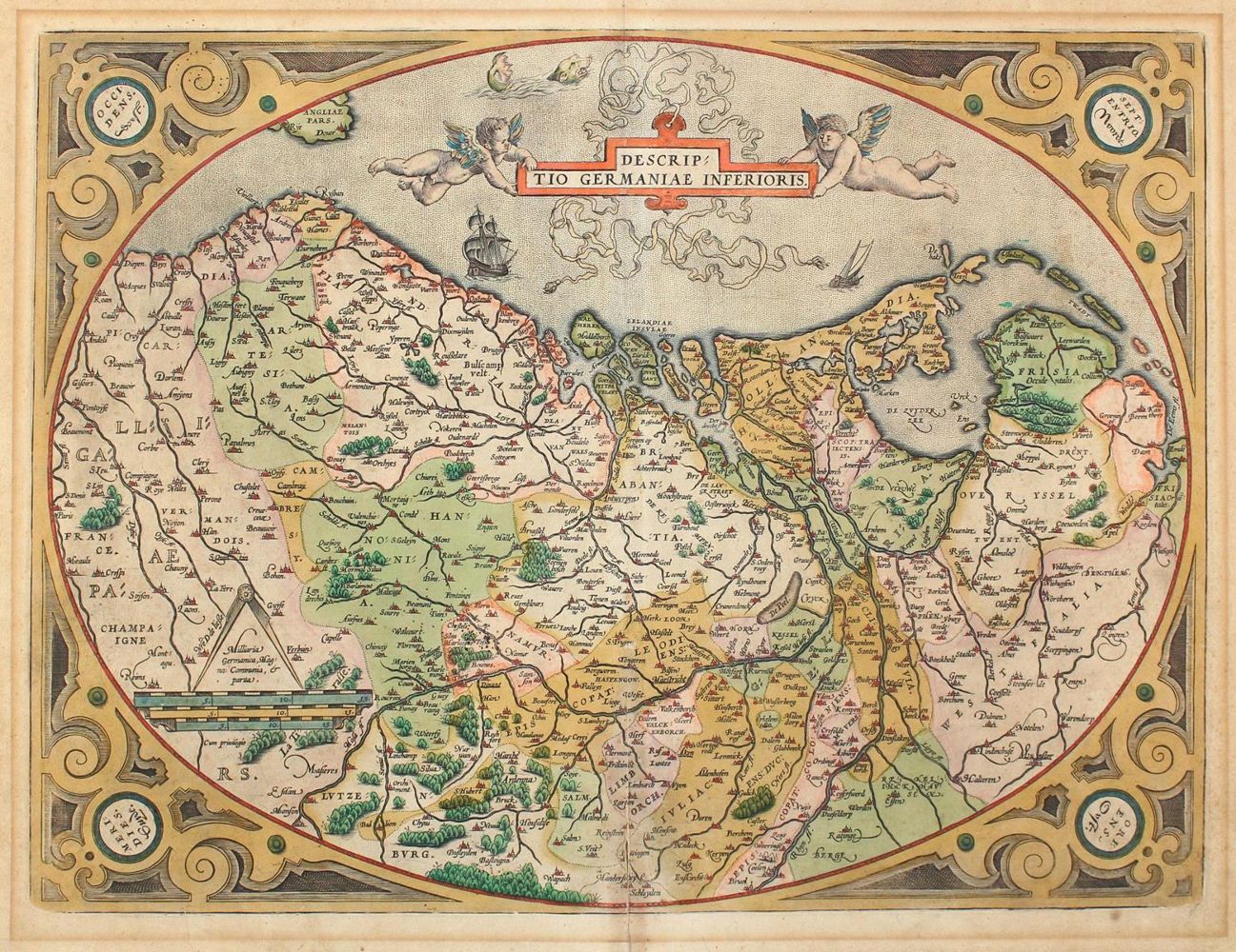 Große Abbildung Nr.1: 122-2048 Niedelande u. Belgien.: (Ausland, Benelux)