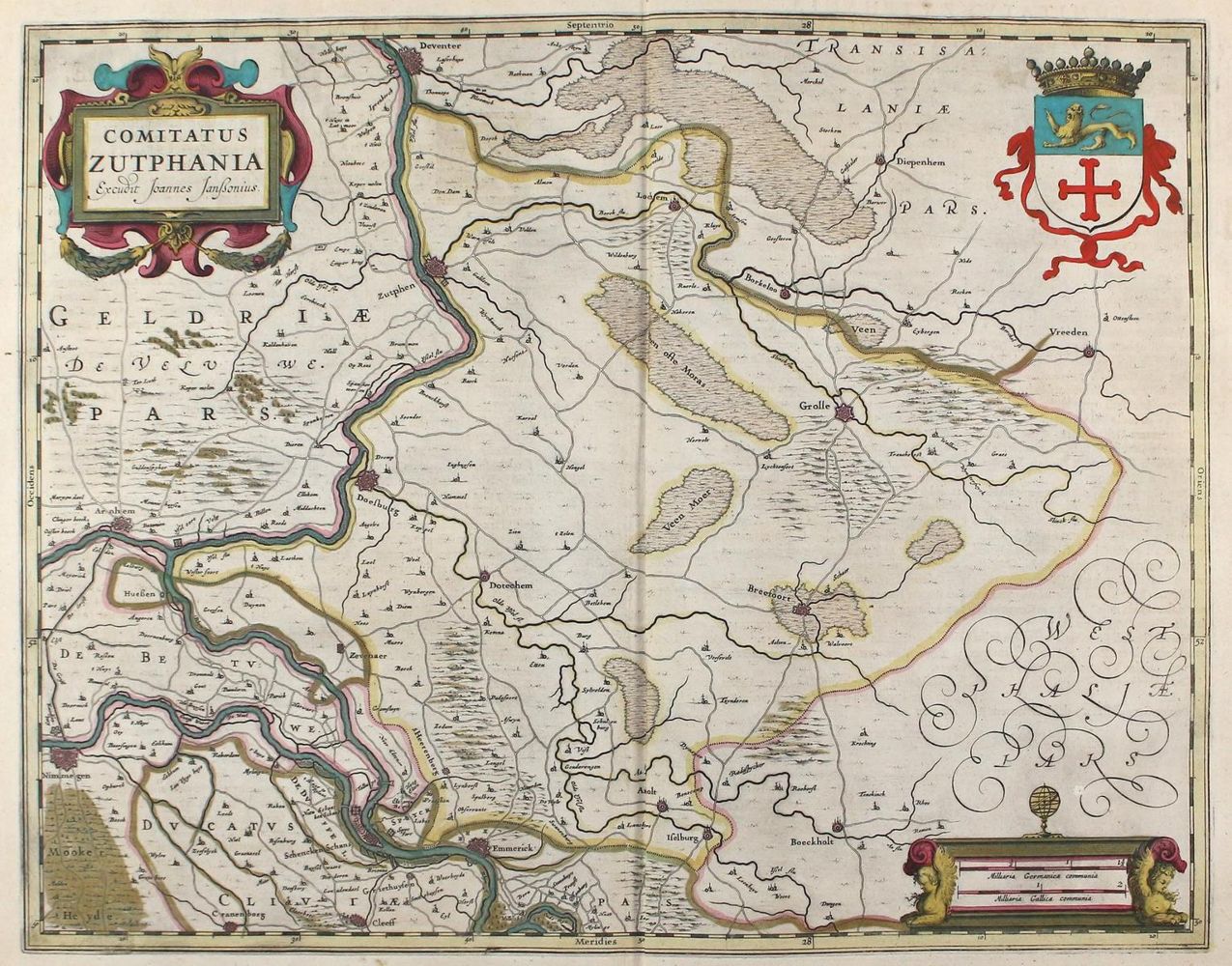 Große Abbildung Nr.1: 122-2052 Utrecht u. Zutphen.: (Ausland, Benelux)