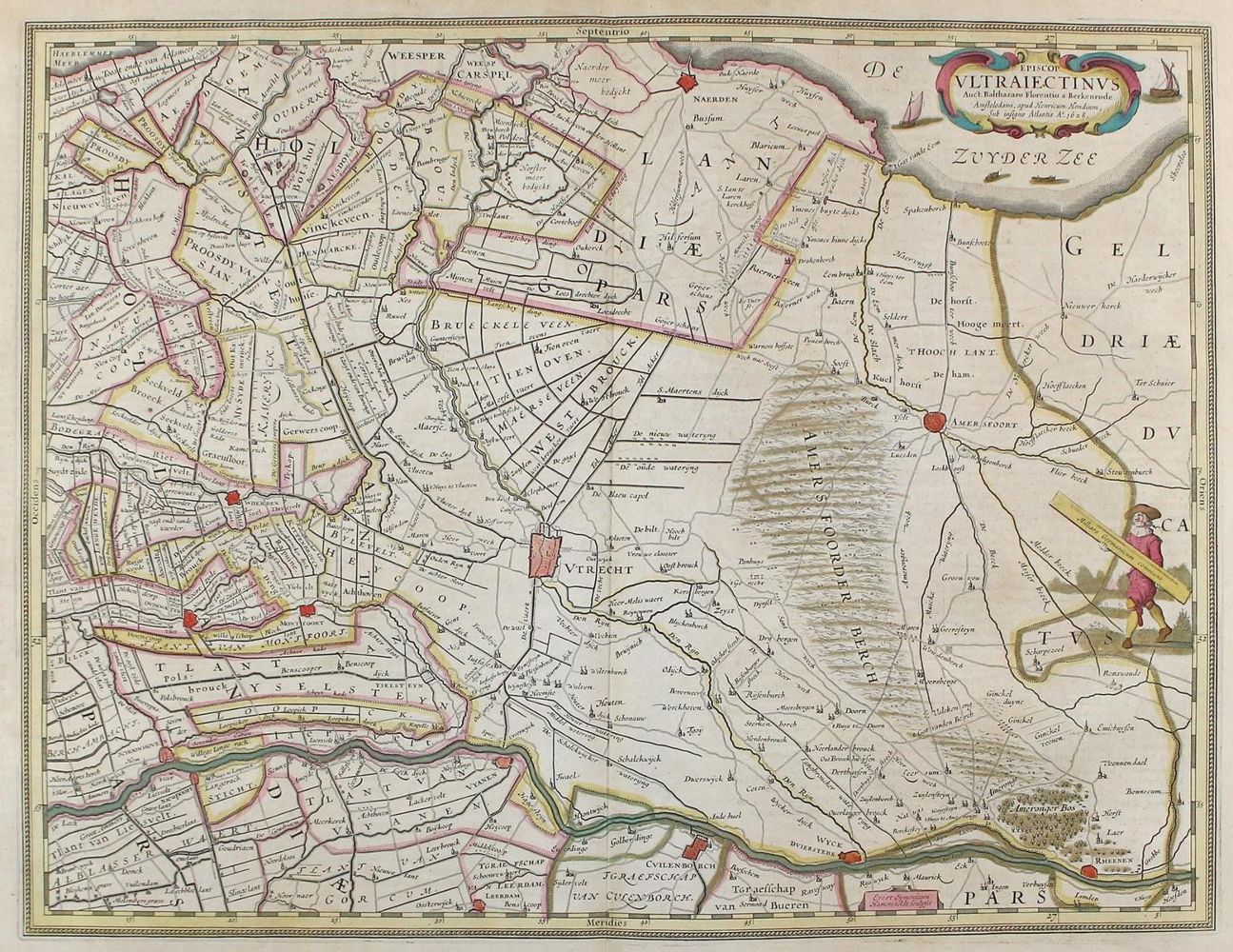 Große Abbildung Nr.2: 122-2052 Utrecht u. Zutphen.: (Ausland, Benelux)