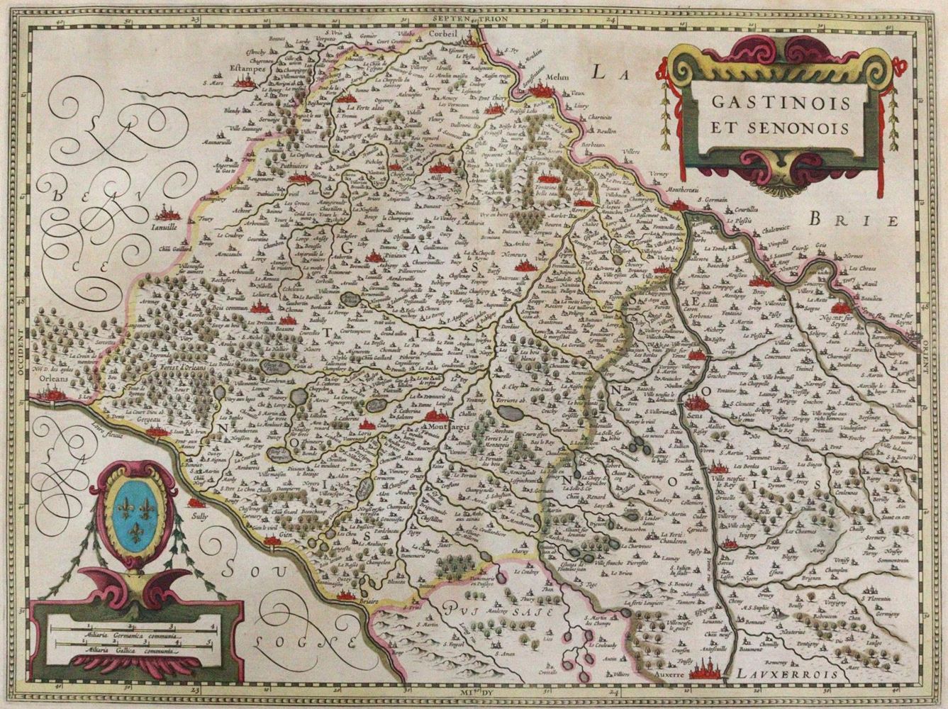 Große Abbildung Nr.1: 122-2075 Gâtinais u. Sens.: (Ausland, Frankreich)