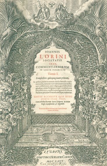 Große Abbildung Nr.1: 122-208 Lorinus,J.: (Alte Drucke, Handschriften und Theologie)