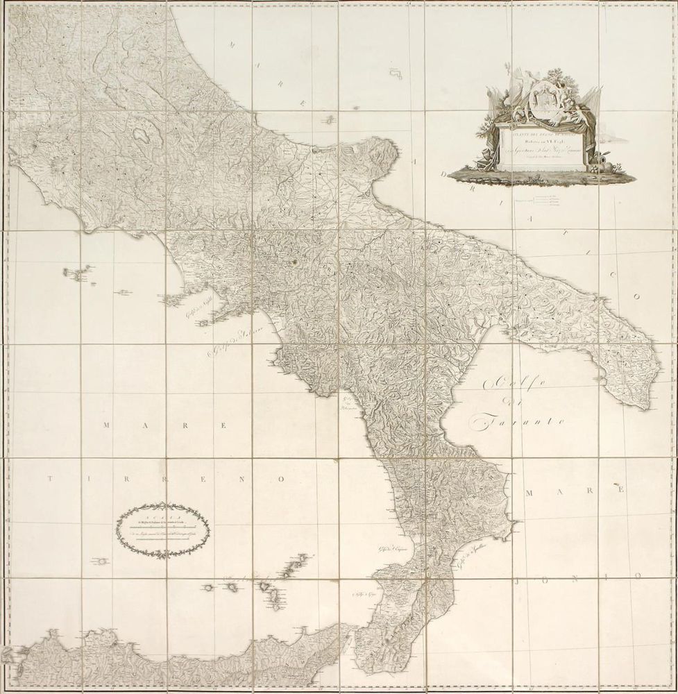 Große Abbildung Nr.1: 122-2109 Rizzi-Zannoni,G.A.: (Ausland, Italien, Neapel)