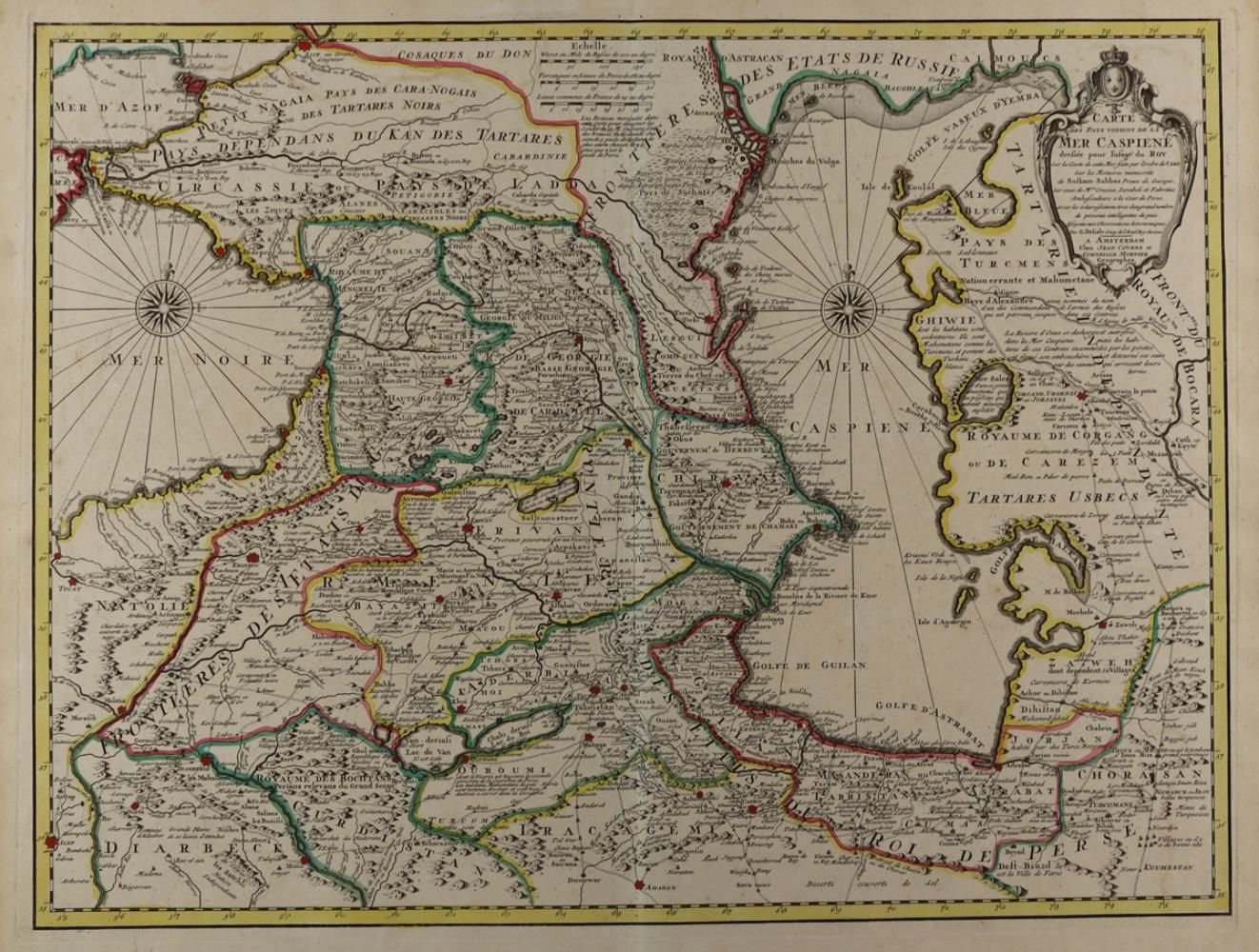 Große Abbildung Nr.1: 122-2128 Kaspisches Meer.: (Ausland, Kaukasus)