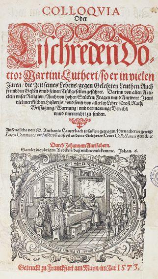 Große Abbildung Nr.1: 122-214 Luther,M.: (Alte Drucke, Handschriften und Theologie)