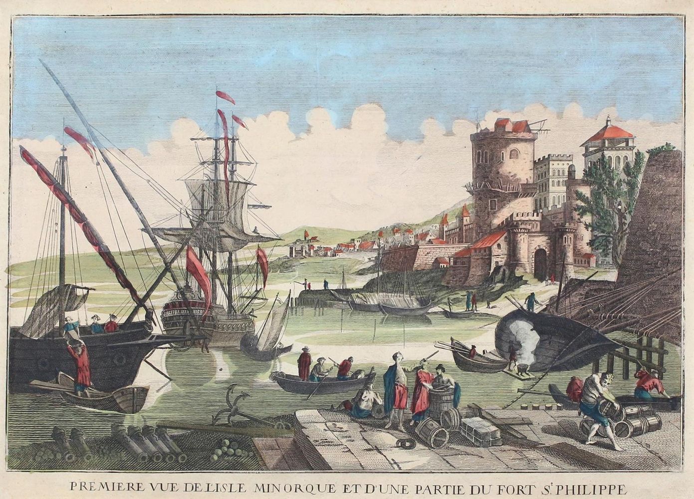 Große Abbildung Nr.2: 122-2200 Guckkastenkupfer.: (Ausland, Spanien, Balearen)
