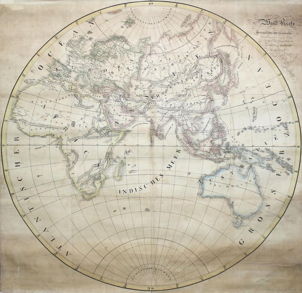 Große Abbildung Nr.1: 122-2211 Weltkarte.: (Ausland, Weltkarten)