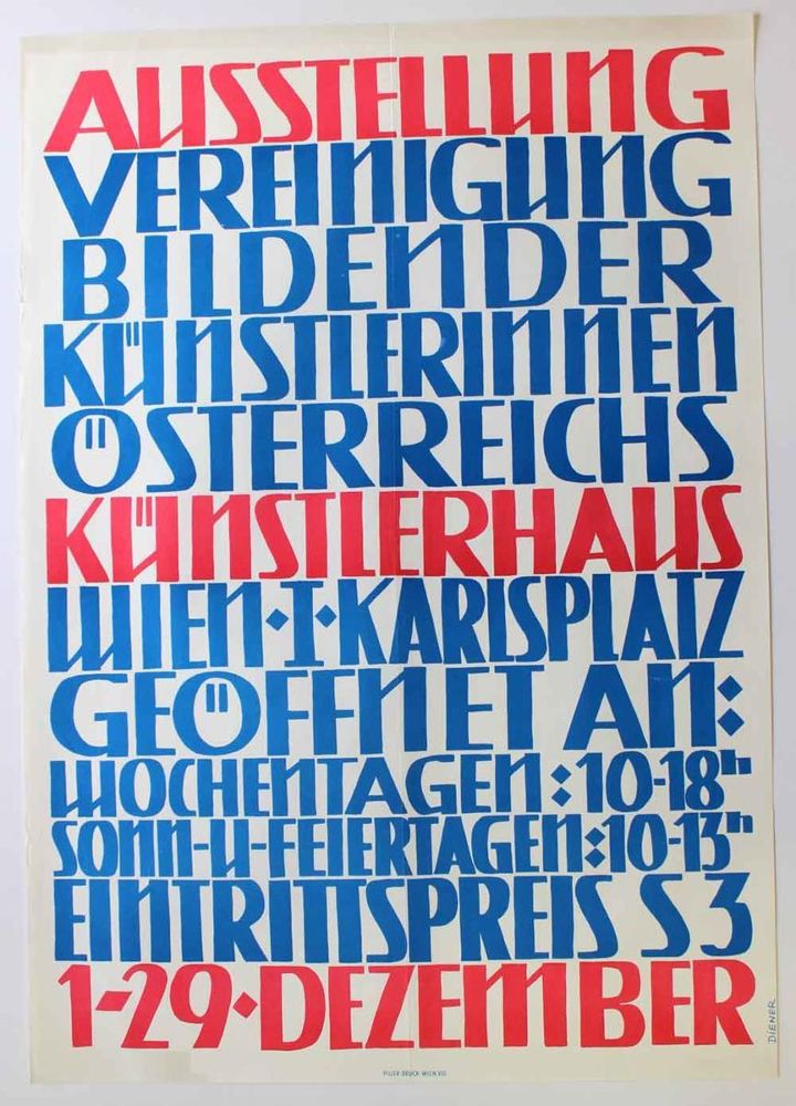 Große Abbildung Nr.35: 122-2214 Sammlung: (Plakate, Ausstellungen)