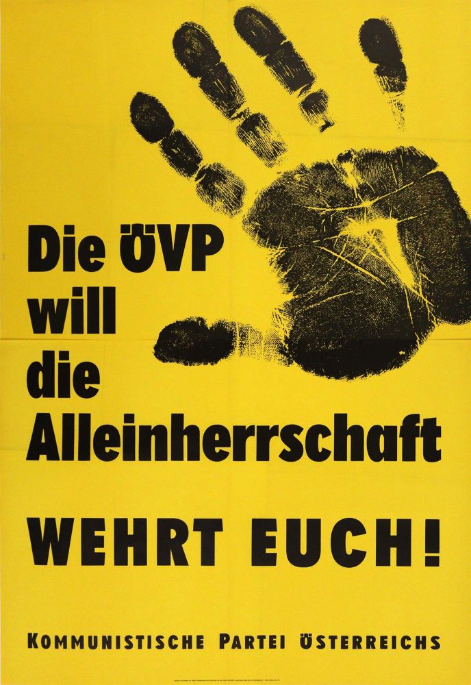 Große Abbildung Nr.1: 122-2246 KPÖ.: (Plakate, Politik und Staatswissenschaften)
