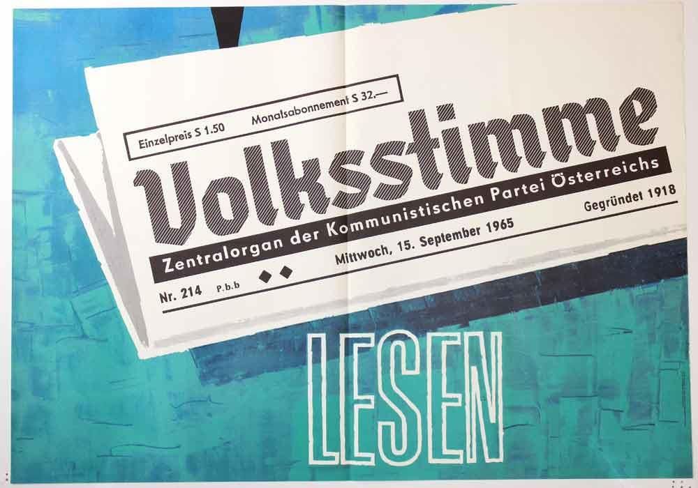 Große Abbildung Nr.31: 122-2246 KPÖ.: (Plakate, Politik und Staatswissenschaften)