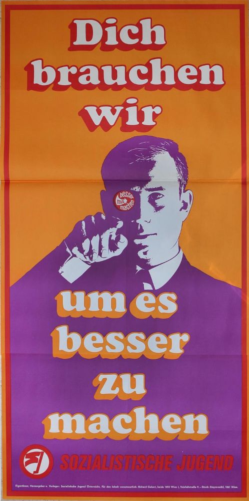 Große Abbildung Nr.2: 122-2248 Österreich.: (Plakate, Politik und Staatswissenschaften)