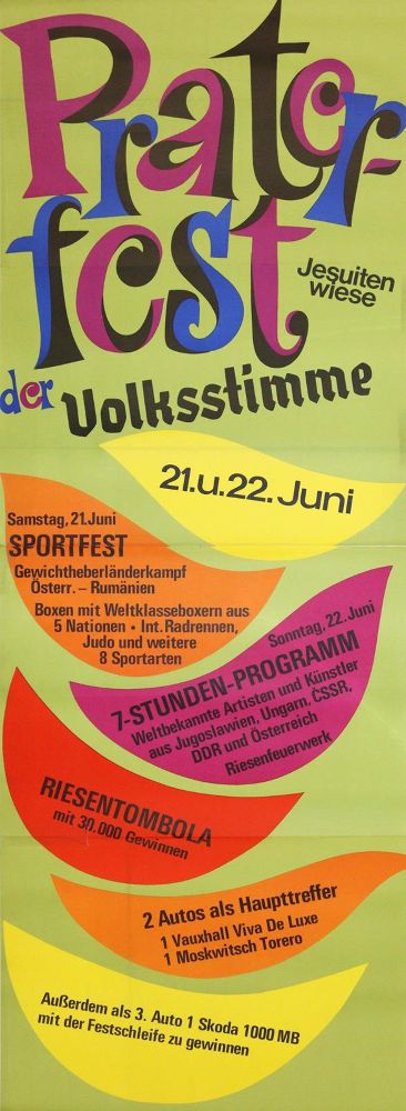 Große Abbildung Nr.1: 122-2266 Volksfest im Prater.: (Plakate)
