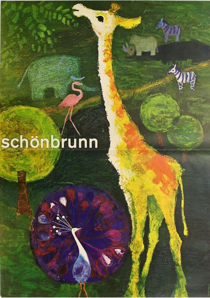 Große Abbildung Nr.22: 122-2276 Tiergarten Schönbrunn.: (Plakate, Zoologie)